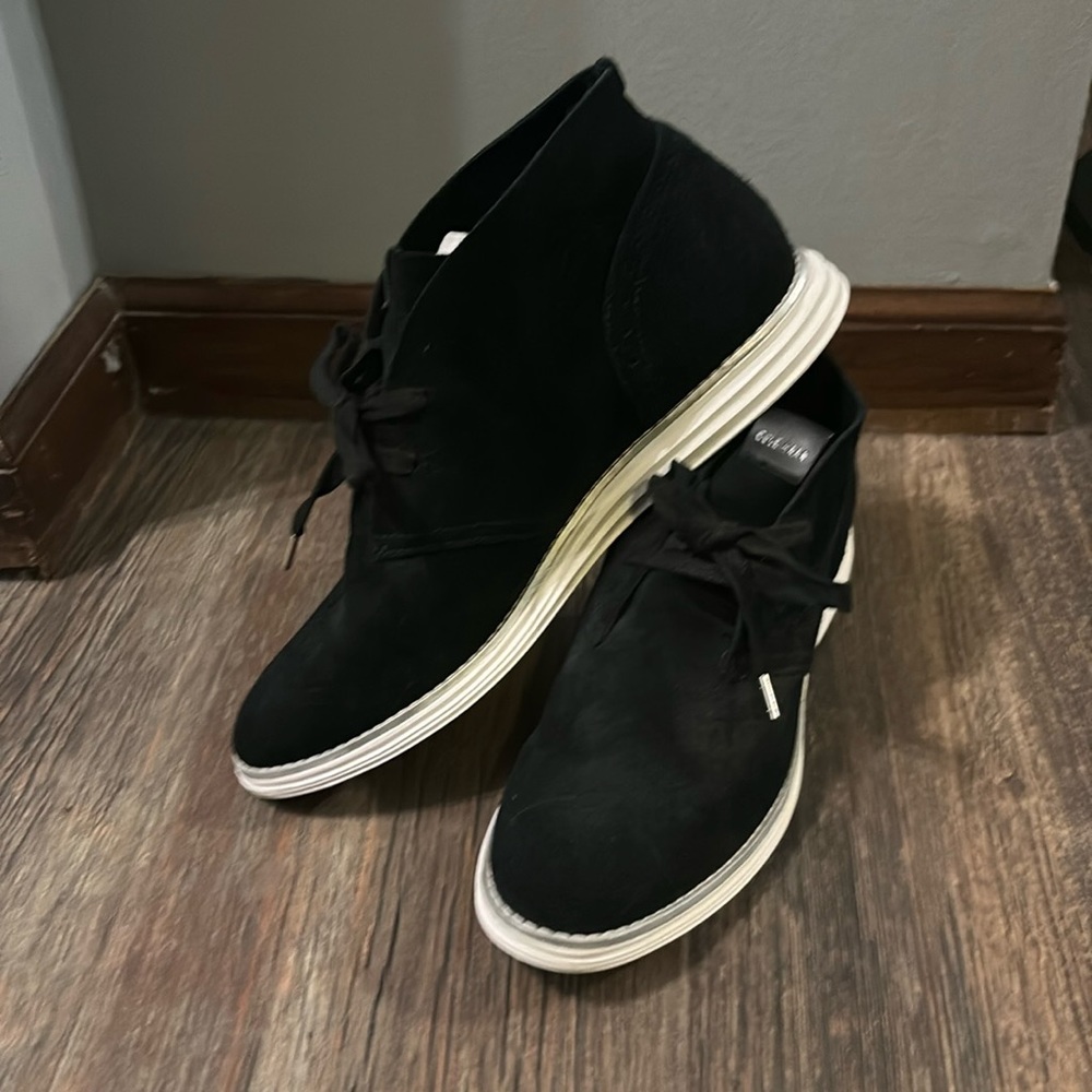 Women’s Cole Haan Zerogrand Chuka. Black suede. Size 9. Never worn, but no box.